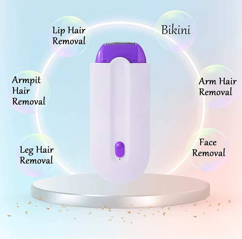 Mini Usb Rechargeable Painless Hair Removal Kit Laser Touch Epilator Women Body Face Leg Bikini Hand Shaver Hair Remover