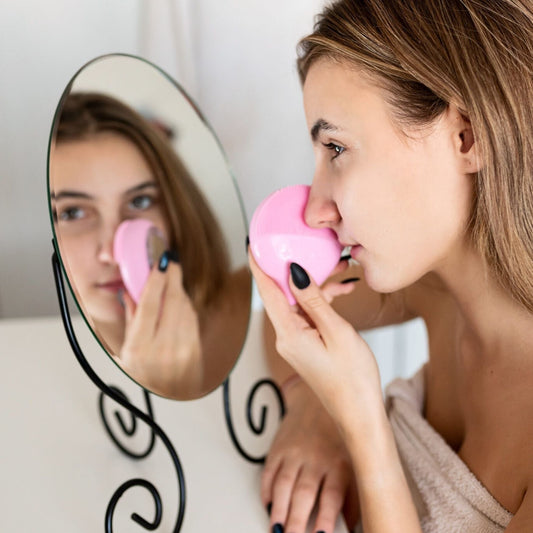 "Elektrischer Gesichtsreiniger."