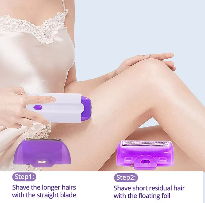 Mini Usb Rechargeable Painless Hair Removal Kit Laser Touch Epilator Women Body Face Leg Bikini Hand Shaver Hair Remover
