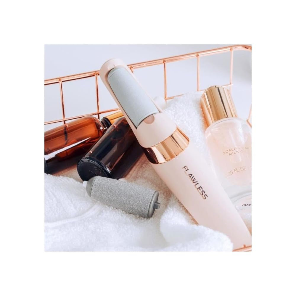 Finishing Touch Flawless Pedi, Wiederaufladbarer Elektrischer Hornhautentferner Für Glatte Füße, Spa-Pediküre Zu Hause