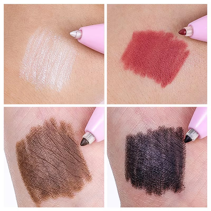 4-In-1 Makeup Pen 4-In-1 Makeup Pen 4-In-4 Lip Liner Highlighter Eyebrow Pencil