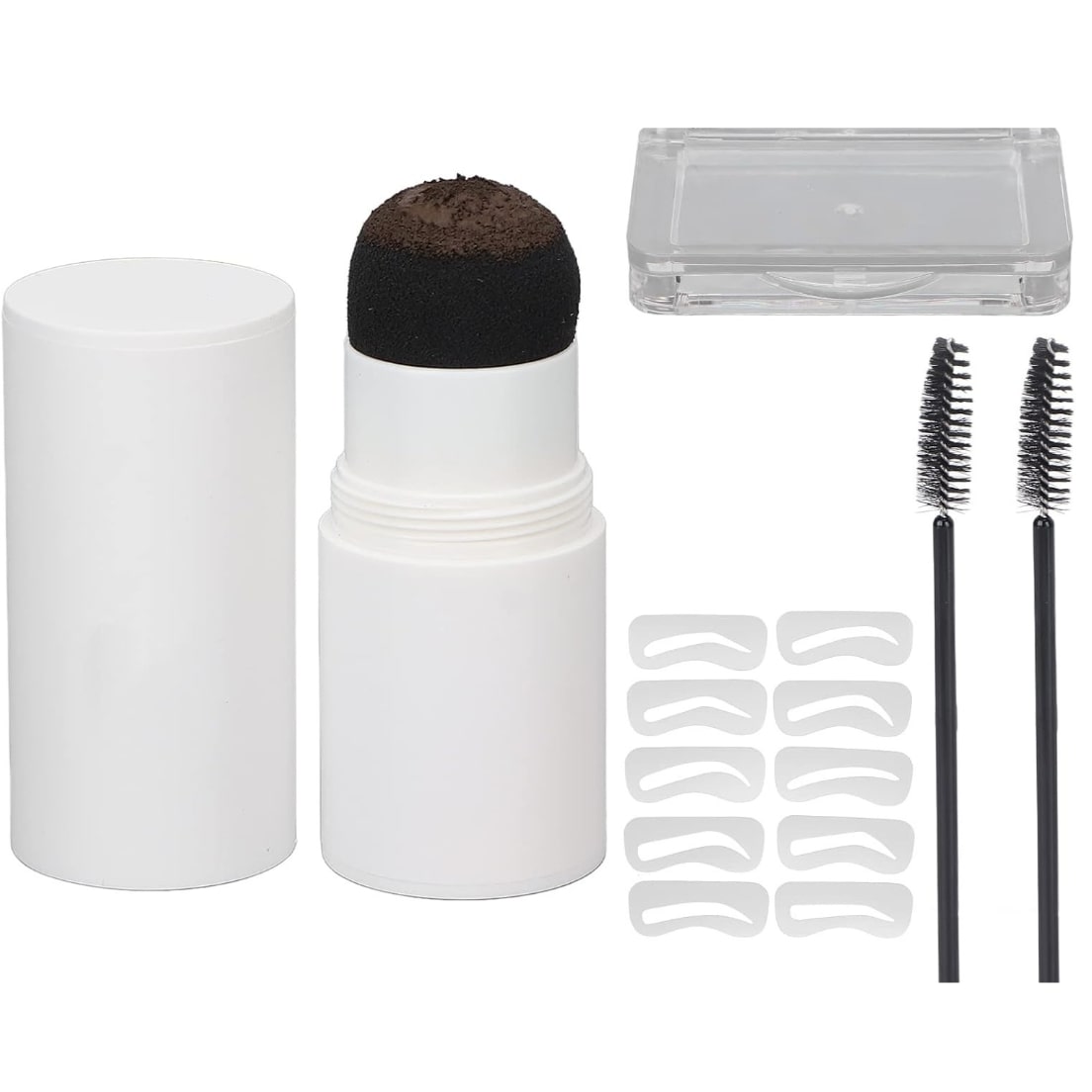 "Pro-Sourcils - Set mit Tampons und Schablonen."