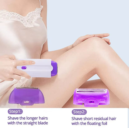 Mini Usb Rechargeable Painless Hair Removal Kit Laser Touch Epilator Women Body Face Leg Bikini Hand Shaver Hair Remover